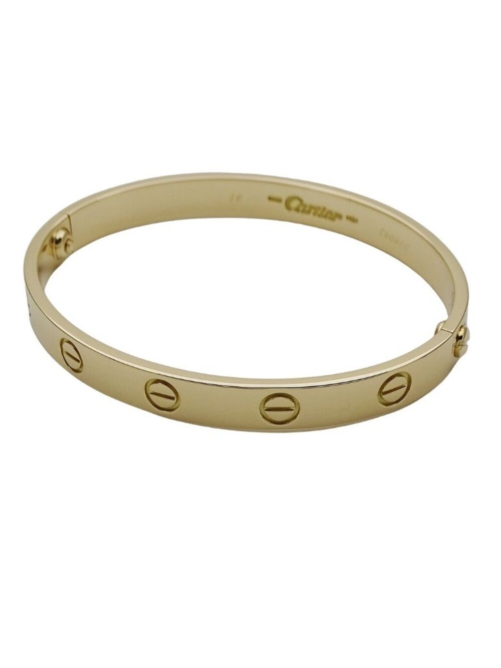 Cartier Bracelet Bangle 750 Yellow Gold Love 16